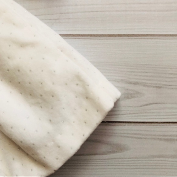 Mayoral Silver Sparkle Winter White Dress Newborn - Picture 4 of 7